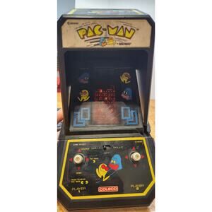 Vintage Coleco 1981 Midway PAC-MAN Tabletop Arcade Game Tested/Works. READ!!!